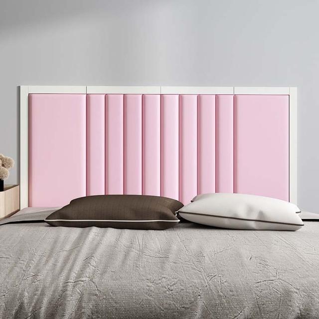Luxury DIY Headboard Wall Stickers King Queen Size Soft High Rebound Self Adhesive Bed Head Cushion For Bedroom Decor