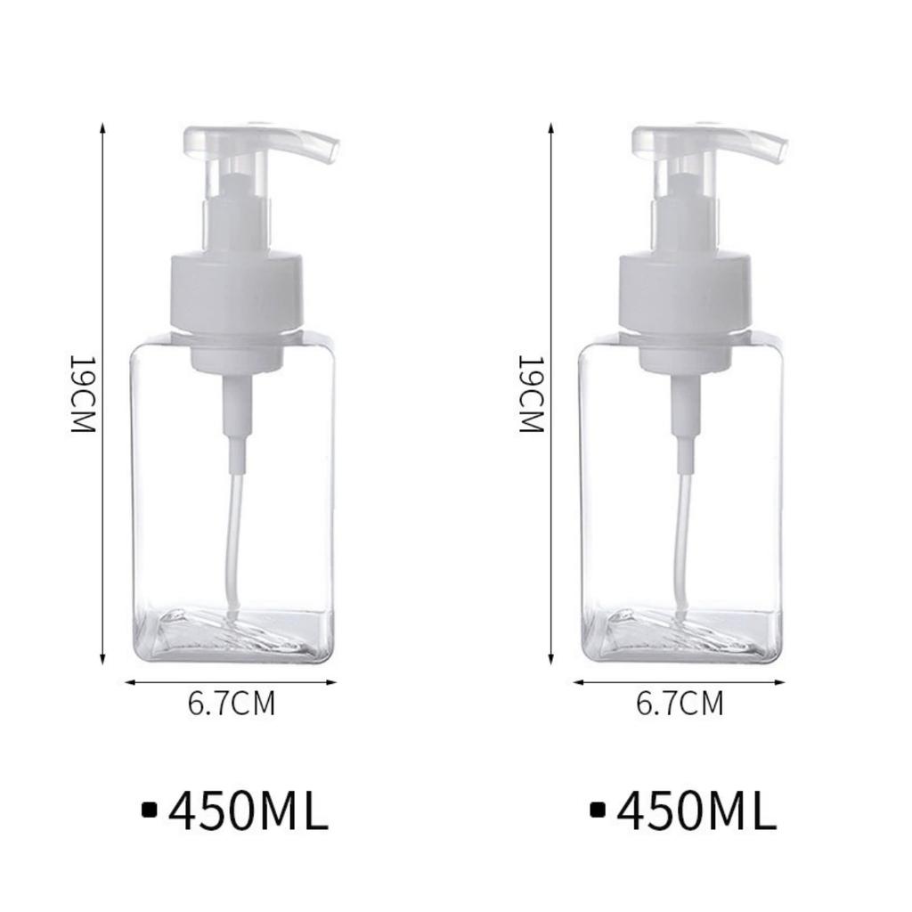 Portable foaming manual press soap liquid foam dispenser bottle liquid soap shampoo pump bottle dispenser bathroom accessories