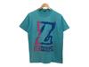 Vintage 80s 90s JIMMY Z Skateboard Surf Rave Colour Neon Logo Single Stitch Beauty Distressed Skate Tee