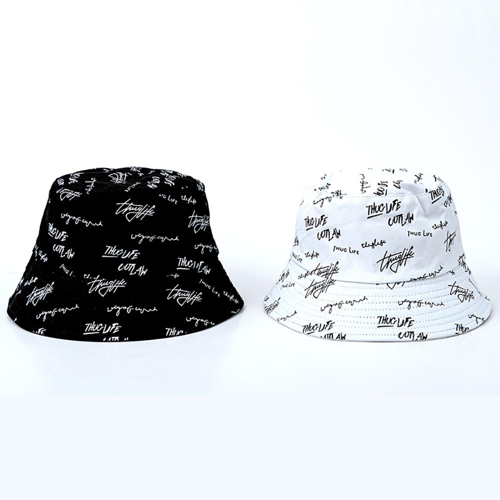 Breathable Outdoor Letters Travel Korea Hiking Fisherman Hat Sun Hat Bucket Cap Panama Hat