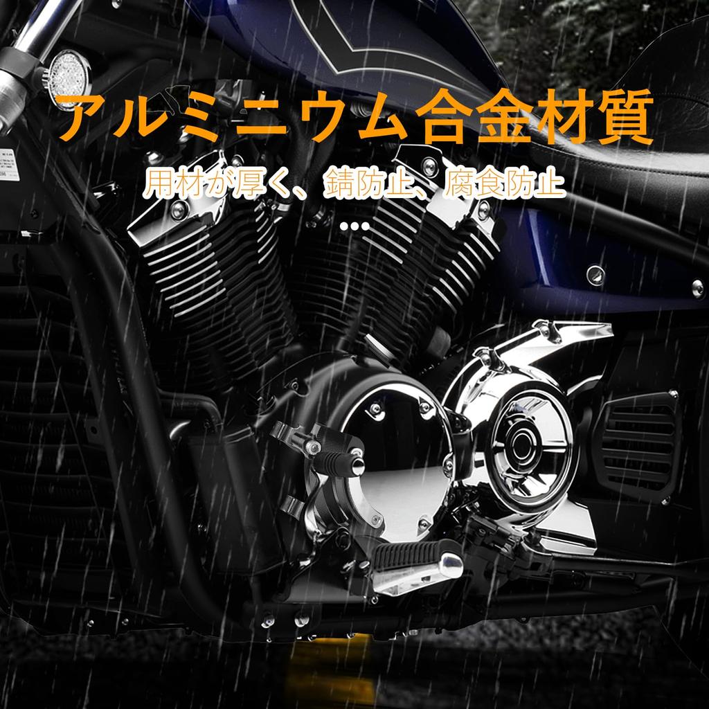 CMD Left Crankcase Guard Motorcycle Engine Protector Cover Compatible with Monkey 125 (JB03/JB05) Ducks 125 (JB04) Grom (JC92) CT125 (JA65) Super