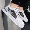 Mode CYYTL Freizeitschuhe Herren Sneaker Sommer Skateboard Luxus Leder Outdoor Wandern Sport Tennis Laufen Designer Plateau Slipper