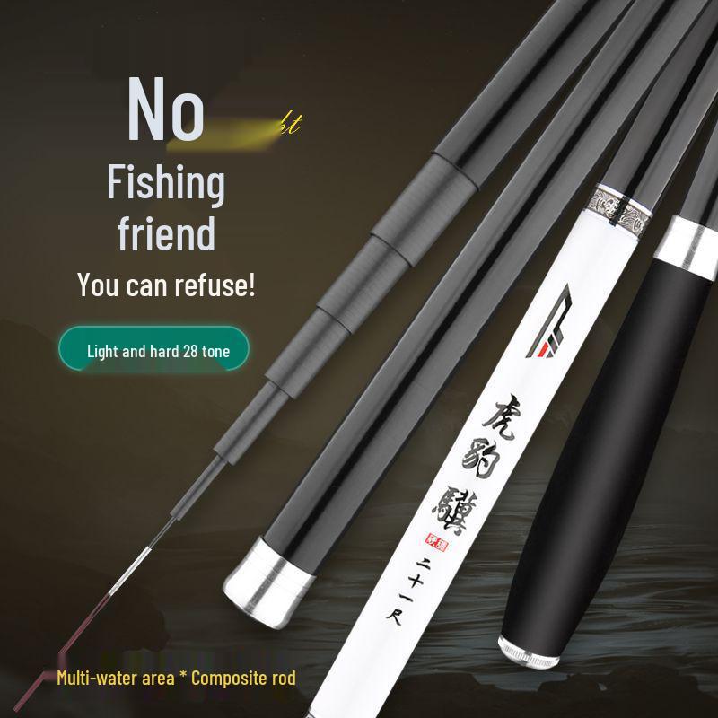 28 Tone Super Hard 4.5m Carbon Fiber Fishing Rod for Carp and Crucian Carp