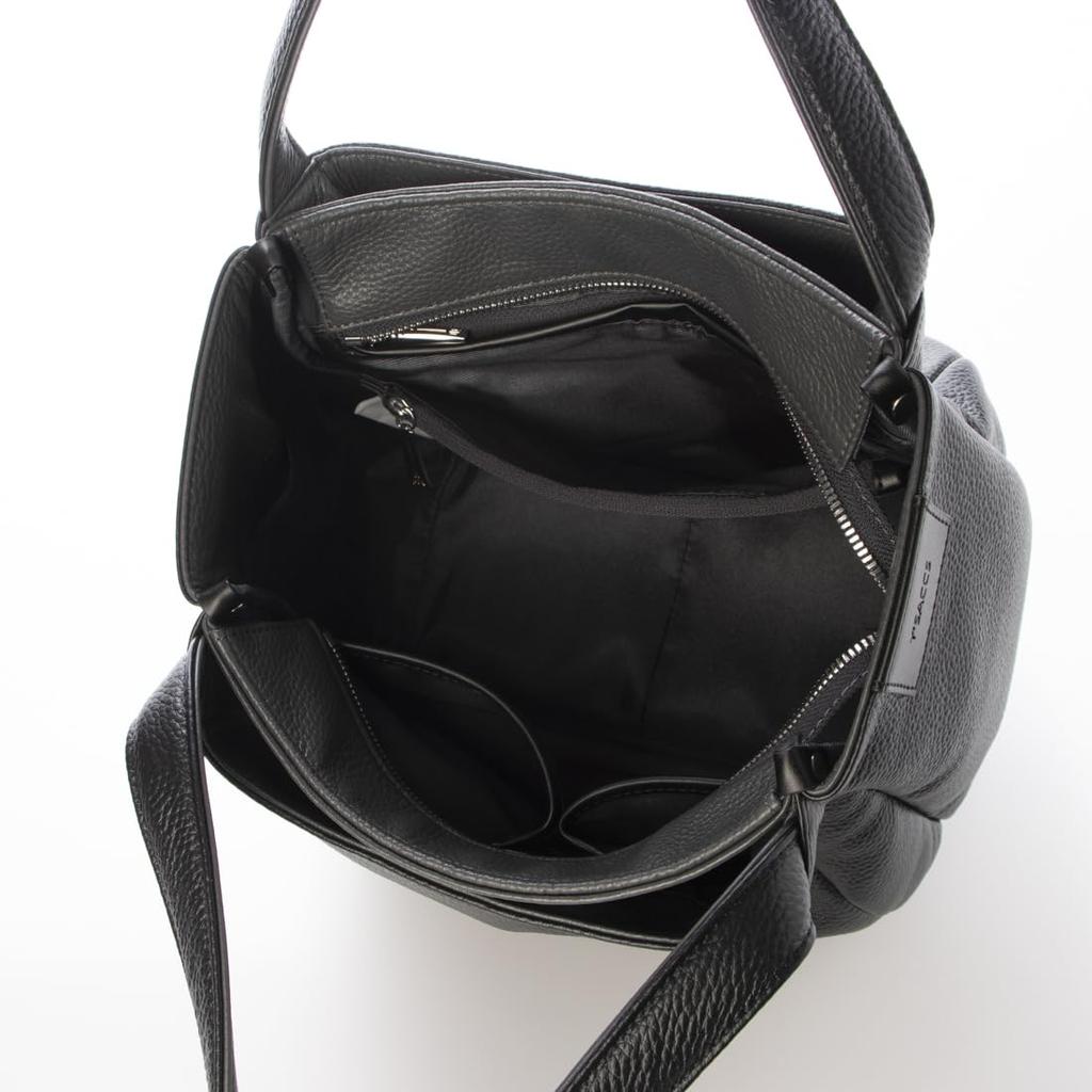 Tragetasche Schrumpfleder Tragetasche Größe S Schwarz [Isaac] (10)