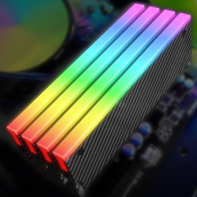 5V 3PIN ARGB DDR Memory RAM Cooler Aura Sync PC Memory Cooling Vest Aluminum Alloy for DDR2 DDR3 DDR4 DDR5 Desktop PC Memory