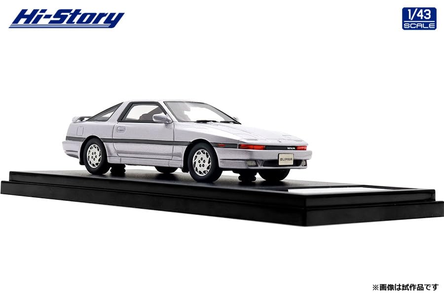 Hi Story Toyota Supra TURBO LIMITED Amethyst Silver Metallic Finished Product 1/43 3.0GT (1987)