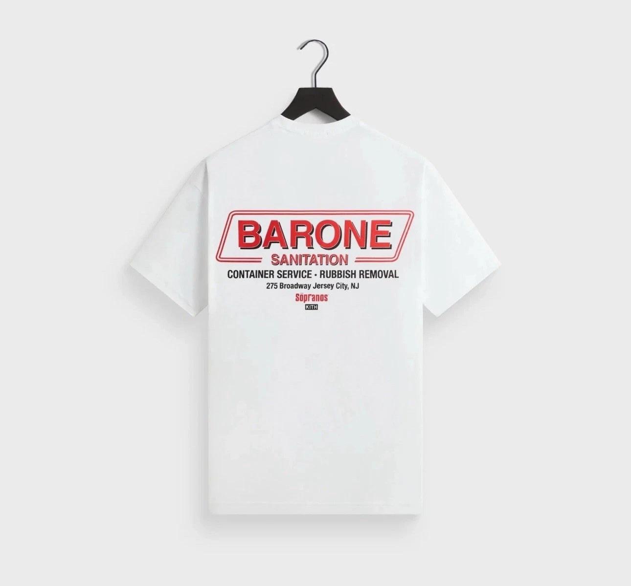 

Kith x The Sopranos Barone Sanitation Pocket Tee T-Shirt White Size XL Sealed L