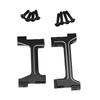 RC CNC Aluminum Alloy Bumper Bracket Set for 118 Car Front and Rear Bumper Mount Black
