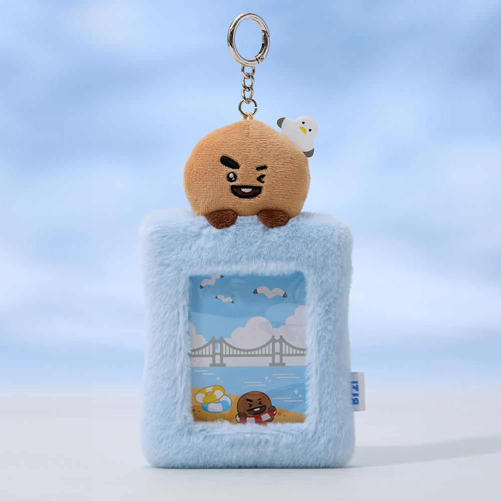 [[LINE FRIENDS] BT21 Busan Doll Photocard Holder Keyring
