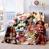 This exquisite 3D princess cartoon flannel blanket is suitable for beds, bedrooms, sofas, picnics, and can also be used as an ou