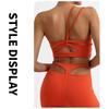 With Chest Pad Spring and Summer New Arrival Beauty Back Sling Yoga Bra Sports Intimates Female Bubble Wrap Running Workout Vest Bra