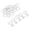 30Pcs Knitting Stitch Markers Metal Hex Crochet Markers for Weaving Crafts Fabric Clothing