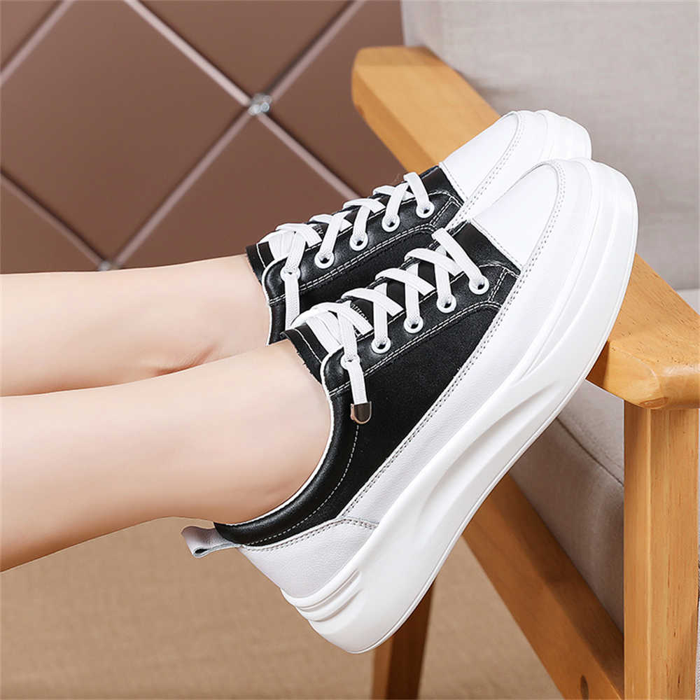 Chunky 38-39 Skateboarding Shoes Woman Sneakers With High Top Ankle Boots Sport Supplies Sapatenes 2025summer Sneakeres