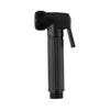 Black Bidet Sprayer Self Cleaning Shower Head Zinc Alloy