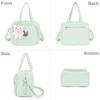 Baby Diaper Bag,Small Diaper Bag Tote Crossbody Diaper Bag Cute Quilted Diaper Bag Baby Travel Shoulder Bag with Strap