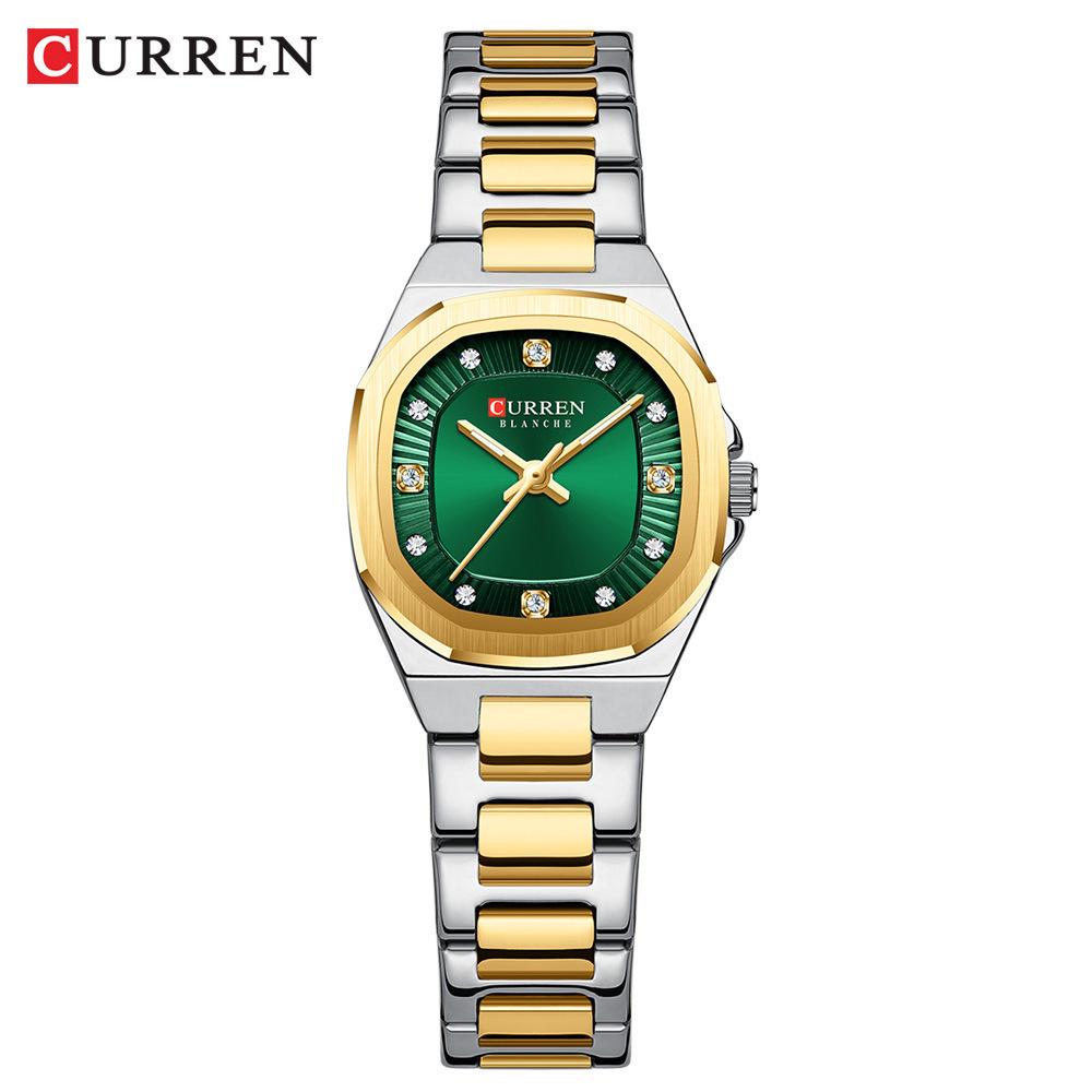 CURREN 9104 Women's Quartz Steel Band Casual Fashion Watch