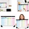 Large Format Monthly Calendar Waterproof Cover Hangable Calendar  Home Decoration
