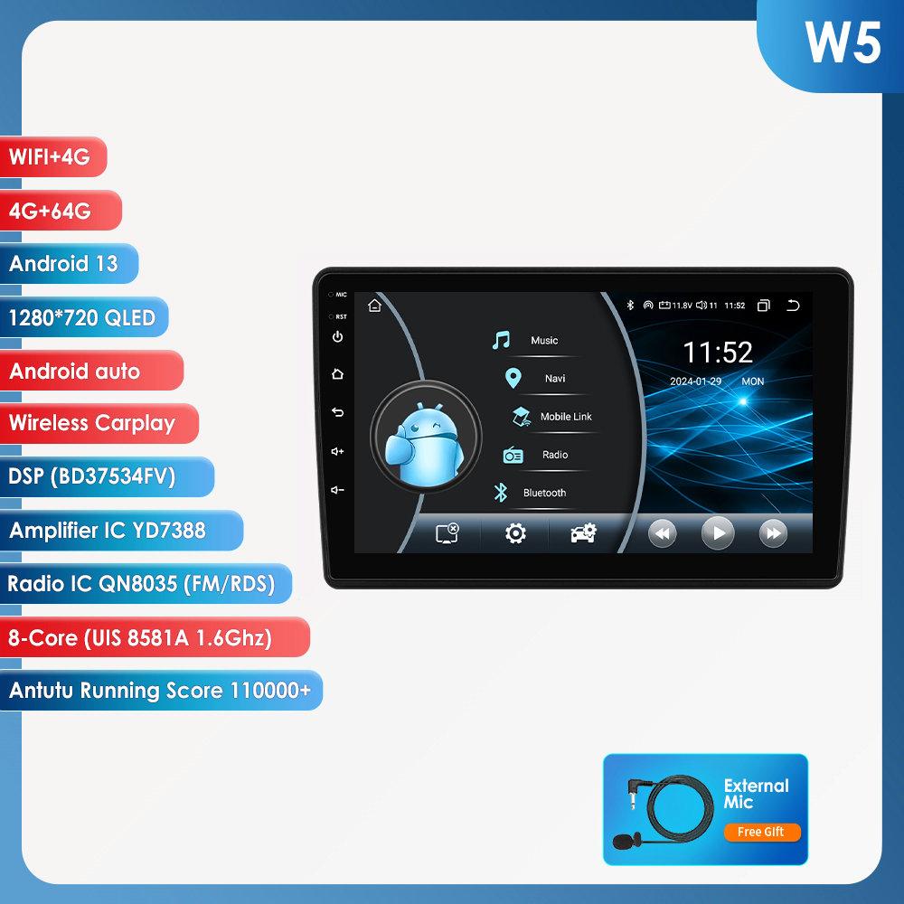 OSSURET 2Din Android 13 Car Radio for Fiat Ducato 2006-2022 Peugeot Boxer Citroen Jumper 2 Multimedia Video Player Carplay 4G Navi Intelligent RDS GPS