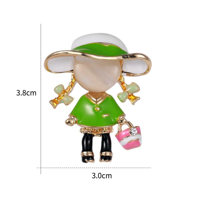 

Опаловый злодей Персонализированная брошь Креативные аксессуары Нишевый дизайн Значок Универсальная рубашка Японский и корейский тренд Ювелирные изделия