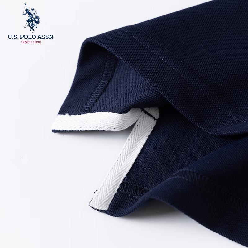 U.S. POLO ASSN. Women's Short Sleeve Polo A-line Dress