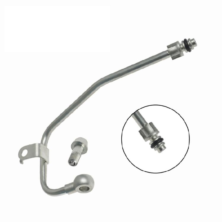 Replace 2710900477 0019972401 Turbocharger Oil Return Line with Hollow Screw