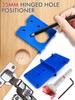 35mm Hinge Drilling Jig, Door Panel Hinge Positioning Template, Woodworking Hinge Drilling and Installation Aid