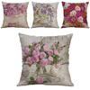 Vintage Flower Cotton Linen Cushion Cover Soft Decorative Pillow Case For Home Comfort