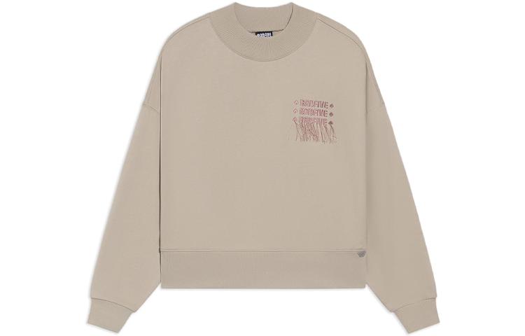 Li Ning Badfive Sweatshirt Women s Cashmere Gray AWDS148-2 XXL