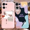 Für Oppo Reno7 4G Hülle CPH2363 Oppo F21 Pro 2022 Schöne Kunst Bemalte Abdeckung Weiche TPU Handyhülle Für Oppo Reno 7 F21 Pro Rückseite