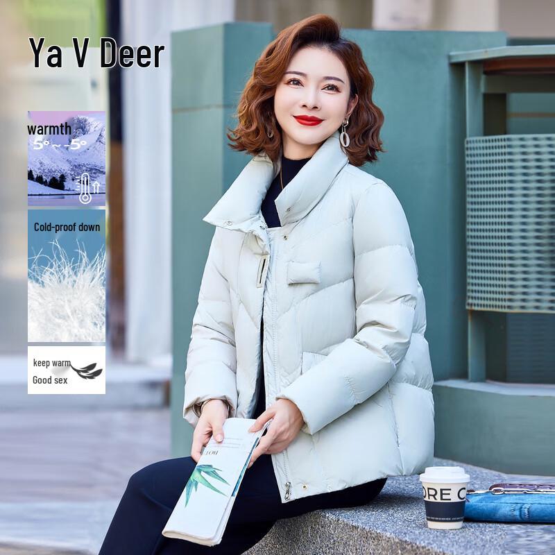 

YALU Женский короткий зимний пуховик 2025 3XL