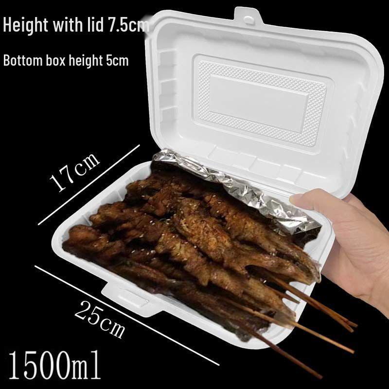 Six-Compartment Disposable Takeaway Box for Oyster, Scallop, Eggplant, and BBQ Dishes