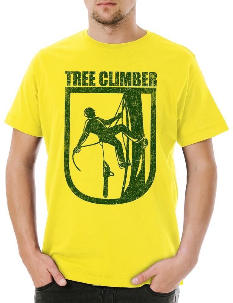 Tree Climber III Mens T-Shirt Lumberjack Axe Woodsman Forester Logger