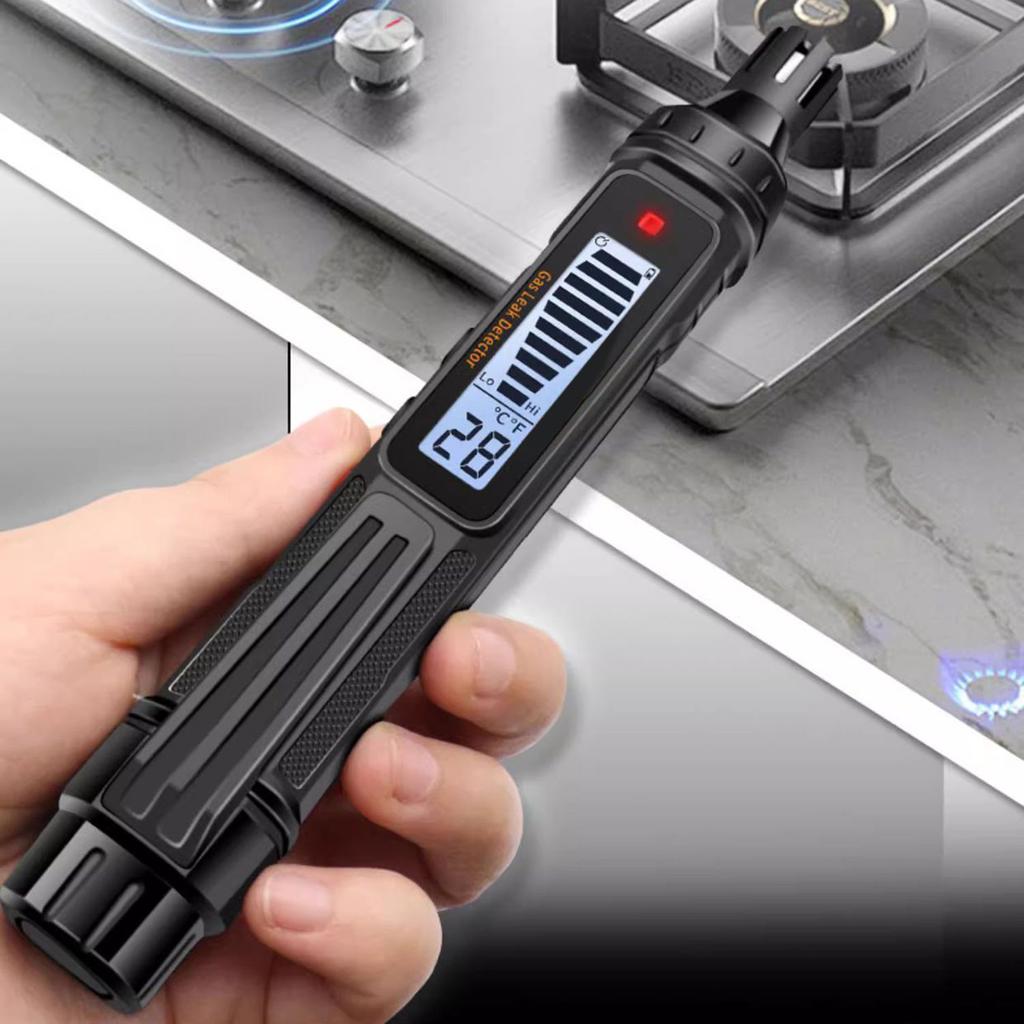 Portable Combustible Gas Leak Detector with Audible & Visual Alarm Natural Gas Leak Detector for Methane & Propane