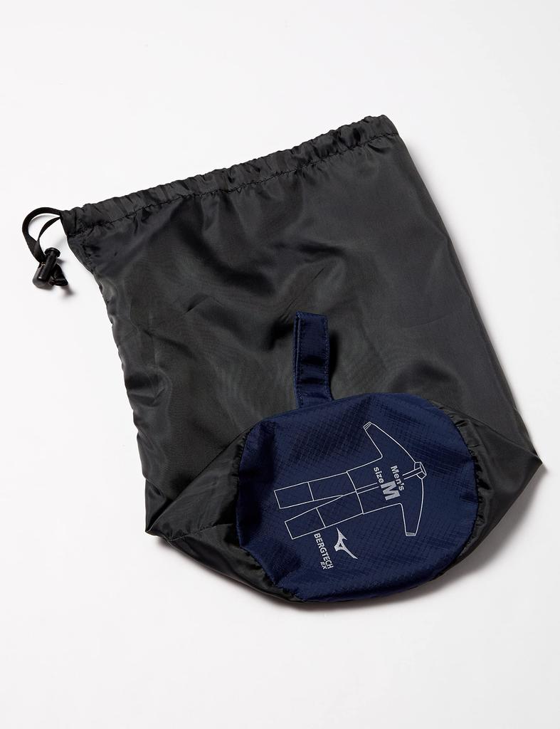 Mizuno Berg Tech EX Storm Rain Dress Durable A2MG8A01 Saber-VI Suit, Men's Navy, XL, 100-Wash Water-Repellent Finish,