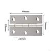 10Pcs Metal Hinges Closing Hinge Decor Connectors Hardware for Home, Furniture, Cupboard, Dollhouse,