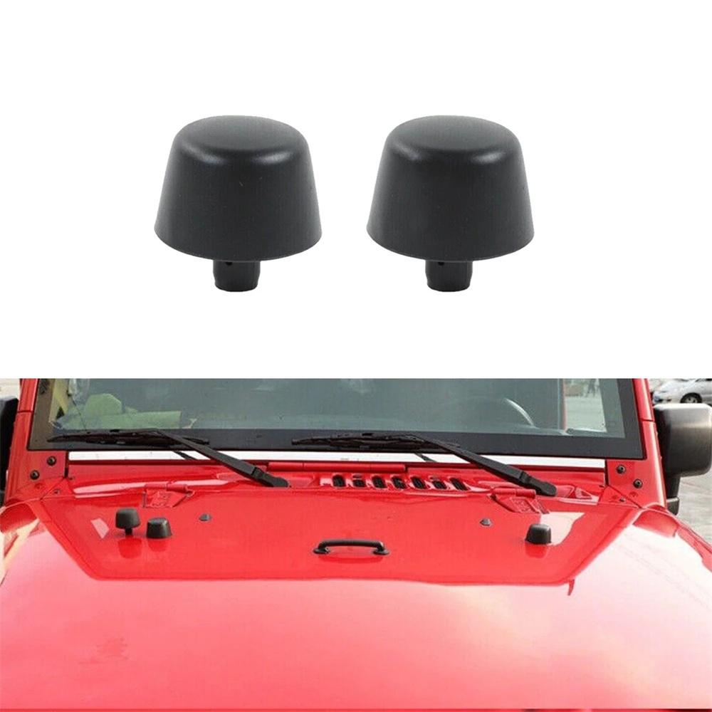 Hood Bumper Stop Rubber Cushion Plug Set For JEEP WRANGLER JK 2007-2017