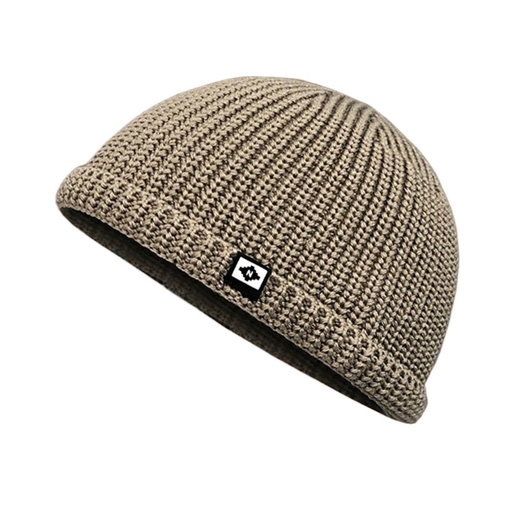 Soft Knitted Hat Windproof Hip Hop Hat Autumn Winter Hat Thickened Cold Cap Warm Bonnets Outdoor Pullover Hat