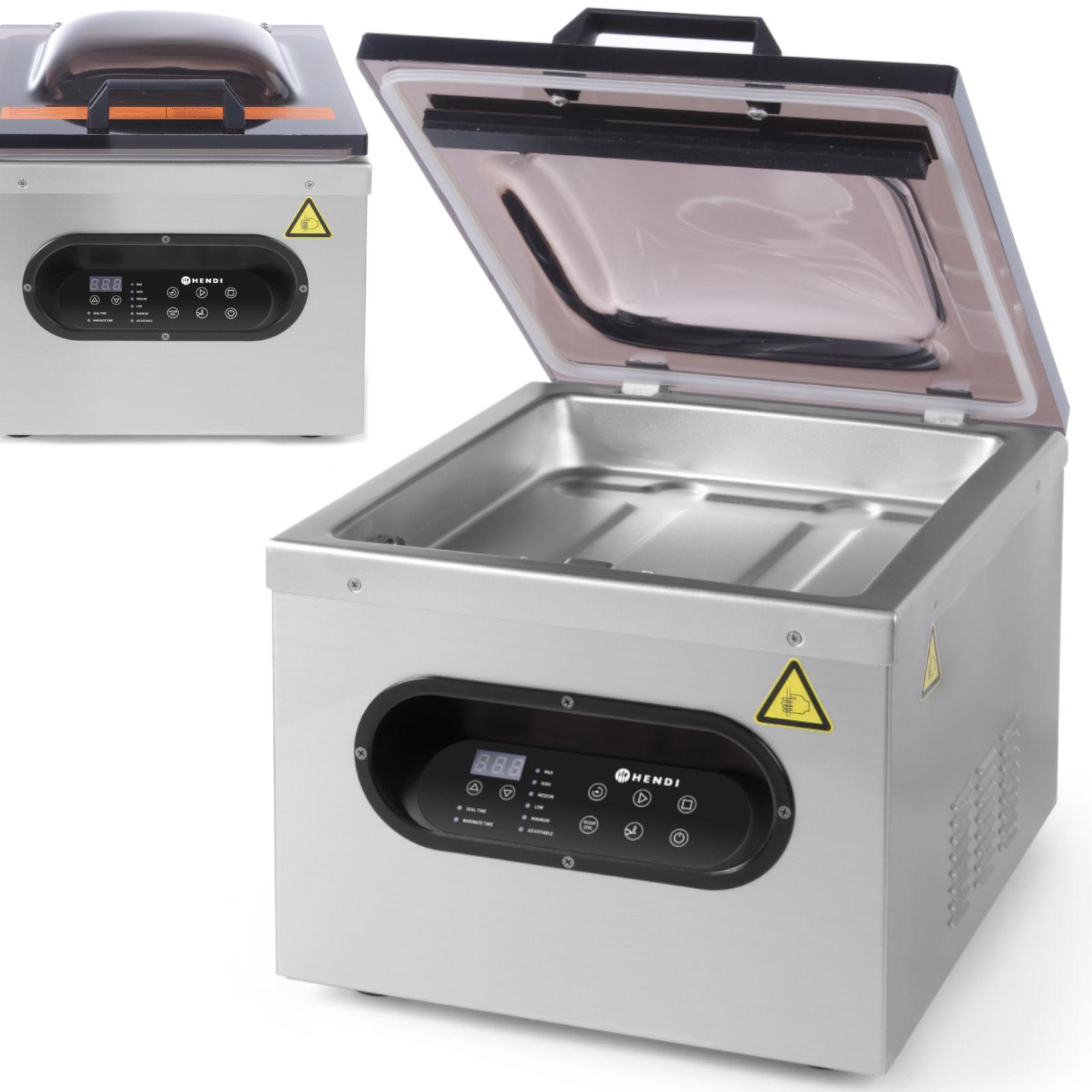 Küchenlinie 295mm 630W Hendi 975398 Kammer-Lebensmittel-Vakuumierer