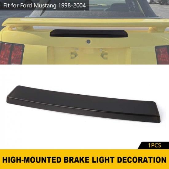 3rd Rear High Brake Tail Light Bezel Trim For Ford Mustang 1998-2004 Blackened