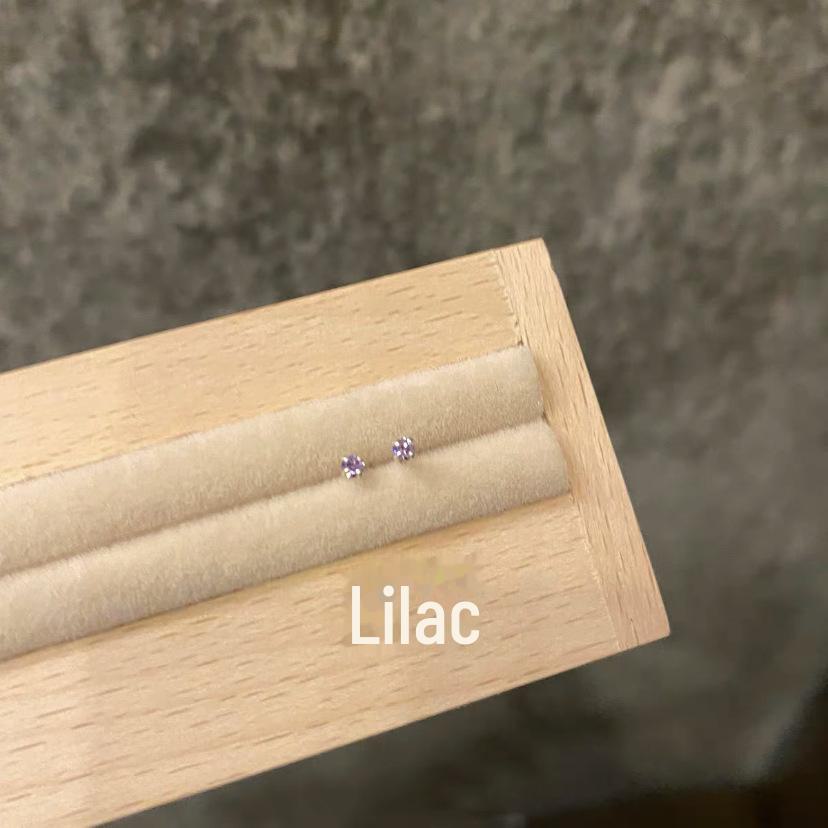 Elegant S999 Sterling Silver Zircon Earrings for Couples: Trendy, Luxurious, and Sophisticated Design