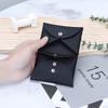 Mini Solid Color Genuine Leather Coin Purse Casual Small Wallet Card Holder For Men Women Money Change Pouch Hasp Coin Purse