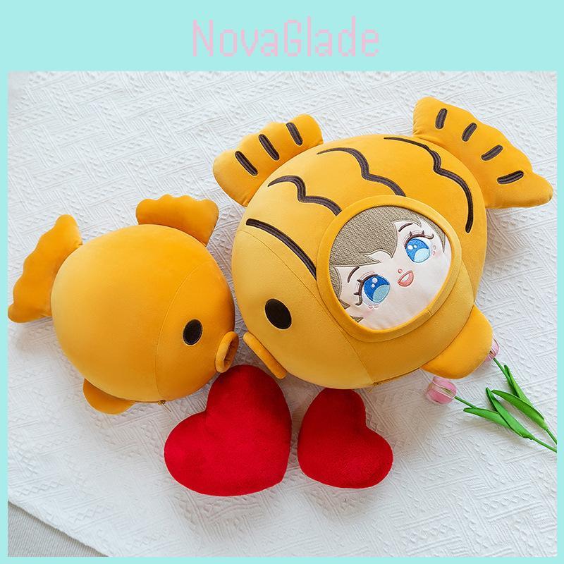 Adorable Fish Shaped Plush Pillow Soft Down Cotton Cute Gift For Girls Birthday