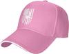 Motocross American Flag Distressed Baseball Cap Polyester Casual Trucker Hat Adult Unisex Sun Protection