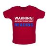Talk Warning Reading - Kids T-Shirt Tees Top - Football Royals Team Love Fan