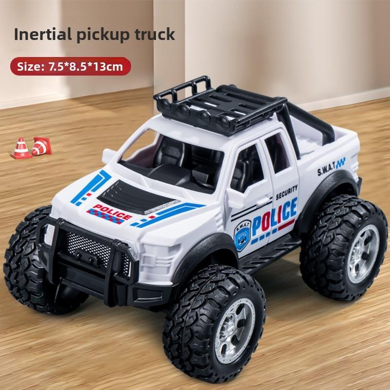 Offroad Boys Plastic Inertia Vehicle Toy Realistic Design Features Functional