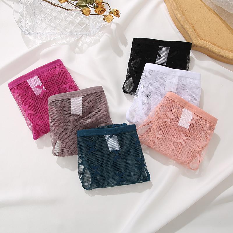 Mutandine In Pizzo Donna - Colore Rosso - Taglia Unica (Controlla Le Misure Asiatiche)