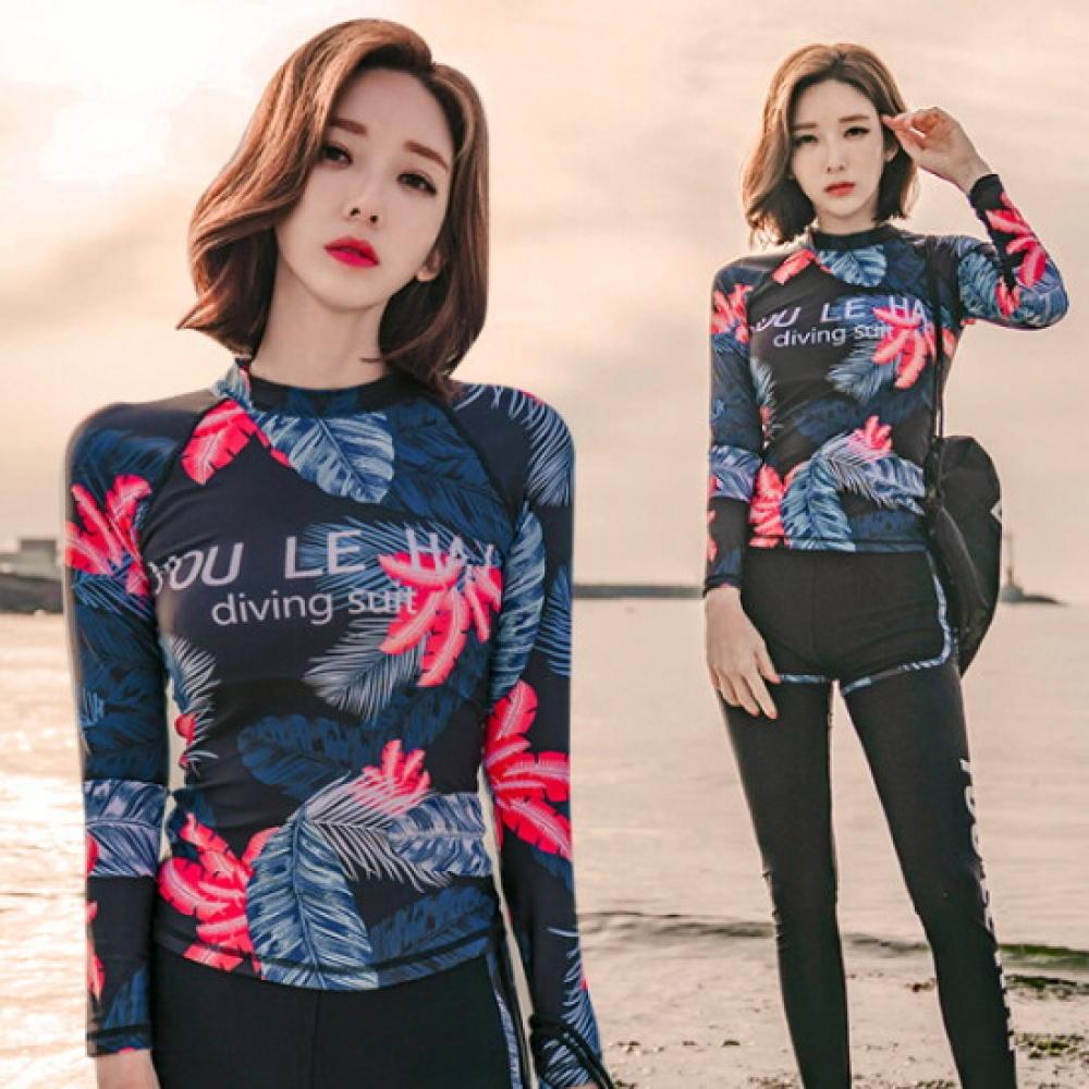Fruitry M Xl woMen S raSh Guard 3 Piece Set
