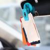 Car Window Suction Cup Clip, 2 Ticket Card Retention Hooks Removable, Reusable Ticket Paper