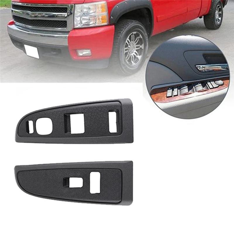 Ac29-Door Window Switch Trim Bezel For 03-07 Chevy Silverado GMC Sierra Power Window Switch Bezel