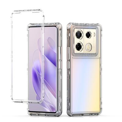 Hybrydowe etui pancerne 3 w 1 wstrząsoodporne dla Infinix Note 40Pro Plus GT 20 Pro Twarda plastikowa ramka Przezroczyste etui z TPU Fundas